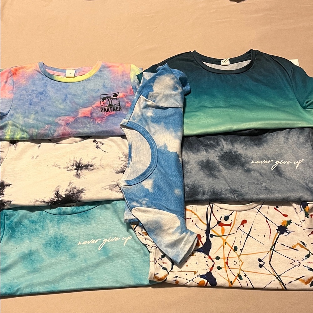 (7) Size 6 Boy Shirts Short Sleeve
